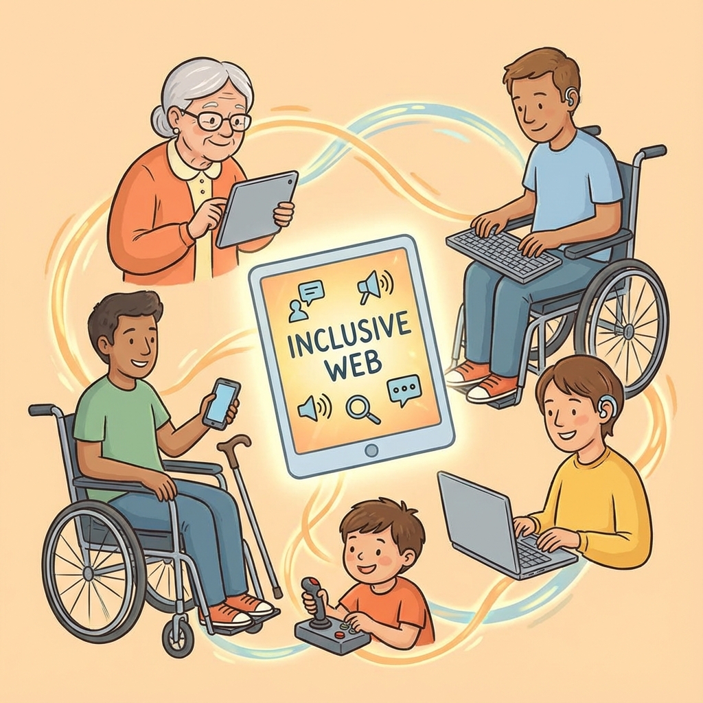 Webアクセシビリティ対応イメージ